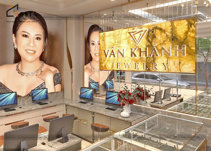 Thiết kế tiệm vàng Vân Khánh, Đồng Tháp